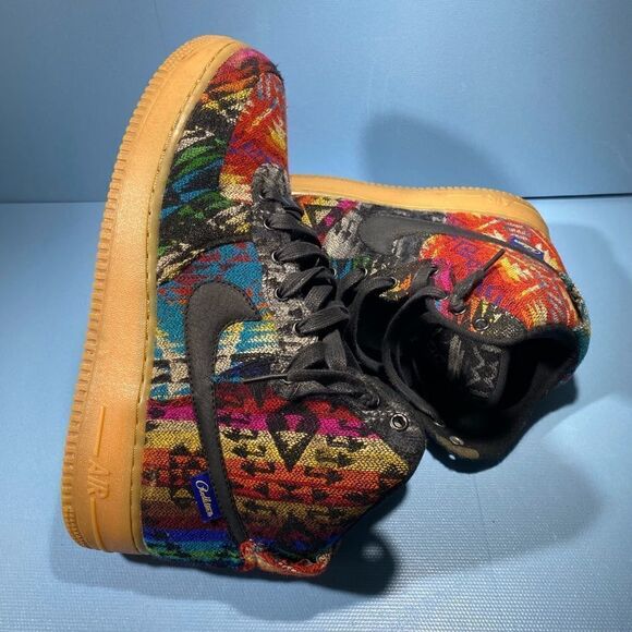Nike Air Force One High What The Pendleton (2016) Sneakers 911187- 991  9,5 - Picture 1 of 8